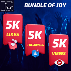 Instagram Growth Bundle: 5K Followers + 5K Likes + 5K Views - Top Cogent