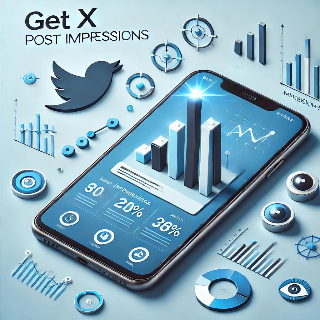 Get π (Twitter) - Post Impressions - Top Cogent
