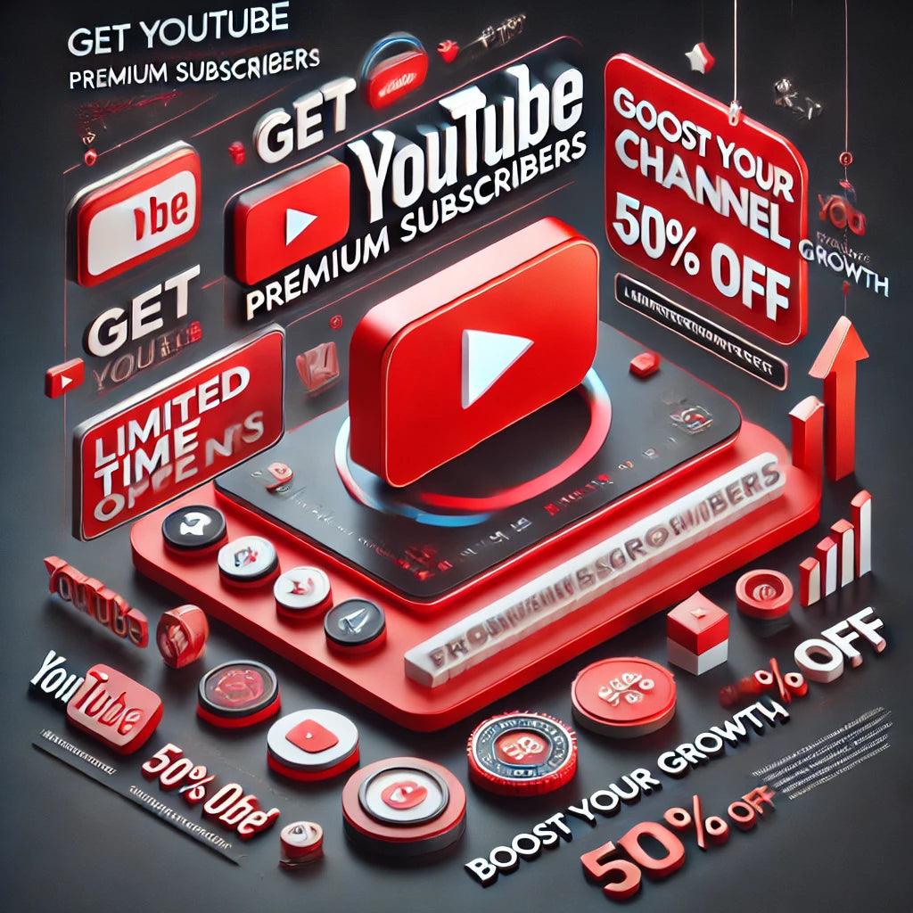 Get YouTube Premium Subscribers - Top Cogent